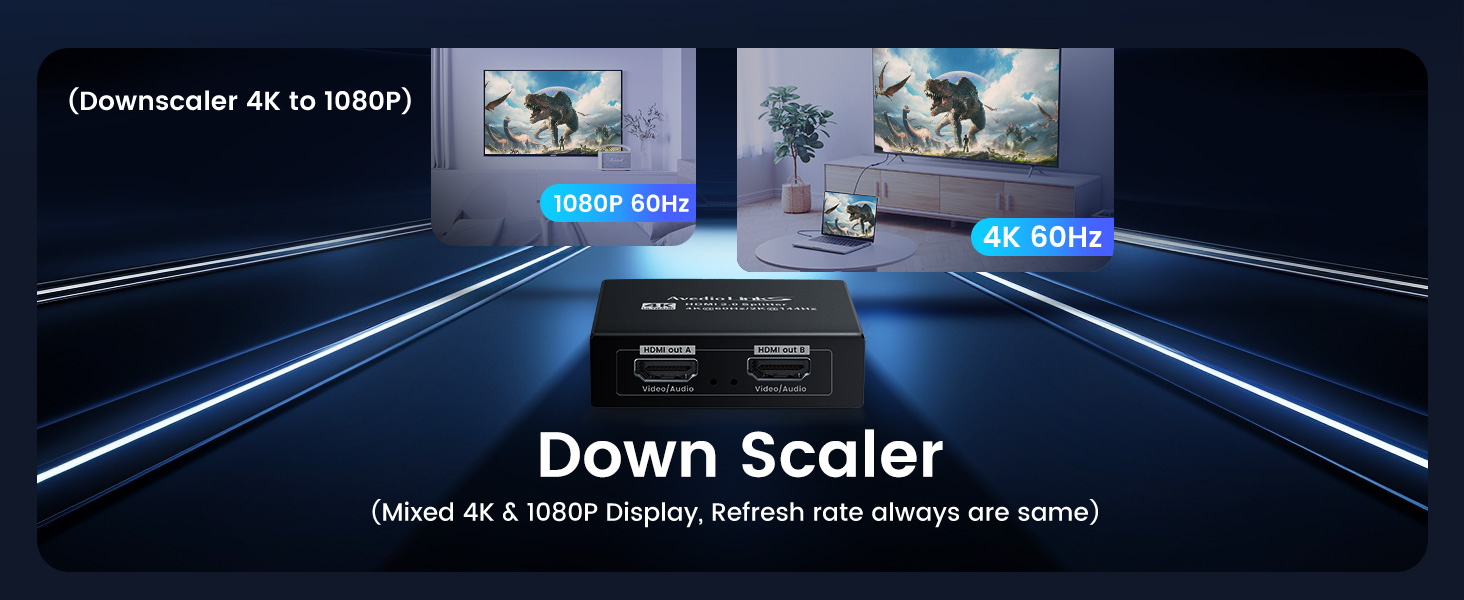 hdmi splitter downscaler