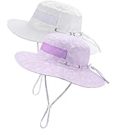 Toddler Baby Sun Hat Kids Summer Sun Hat UV Protection 50+ Adjustable Kids Beach Hat with Breatha...