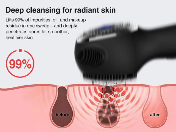 Deep cleansing for radiant skin