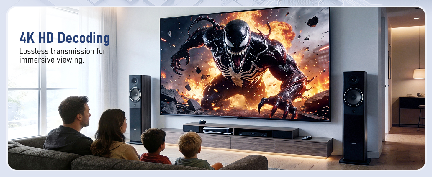 Wireless HDMI Kit – Big-Screen Viewing