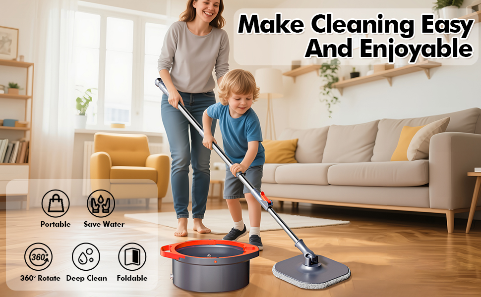 Spin Mop and Bucket Set A+ 1