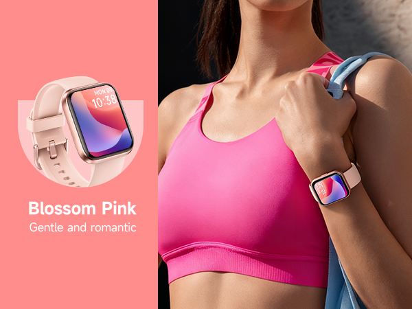 Pink Smart Watch for Women