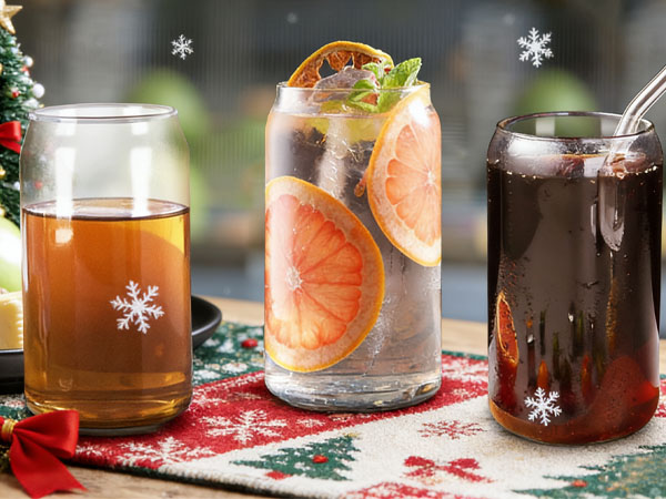 drinking glasses with bamboo lids