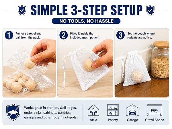 RODENT REPELLENT BALL
