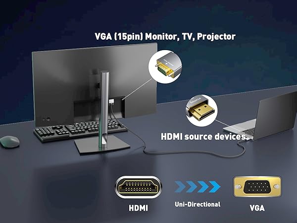 hdmi to vga cable