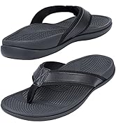 Thearches Women's Flip flops Orthotic Arch Support Sandals, Recovery Supportive Flip flop Slides ...