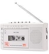 Portable Cassette Player and Recorder, Cassette to MP3 Digital Converter, Support USB and Micro S...