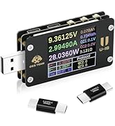 Diymore 2 in 1 Type C USB Tester USB Multimeter USB C Power Mester Tester USB-C Testers DC 4-25V ...