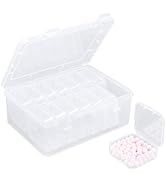 COSICS Bead Storage Containers, Bead Organizers and Storage with 14 Small Container Case for DIY ...