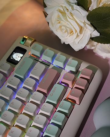 FOPATO F75 Mechanical Keyboard Hot Swappable Gasket Structure 3-Mode RGB Bluetooth PBT Keycaps