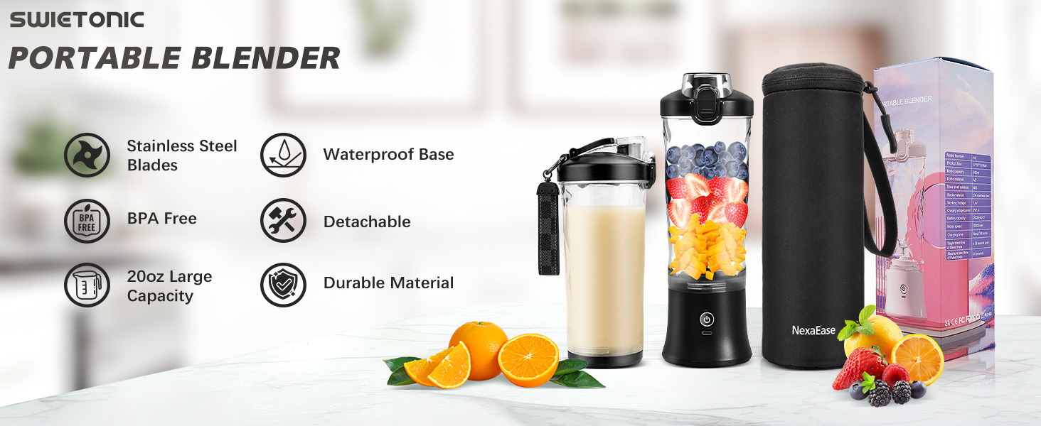 portable blender for shakes and smoothies