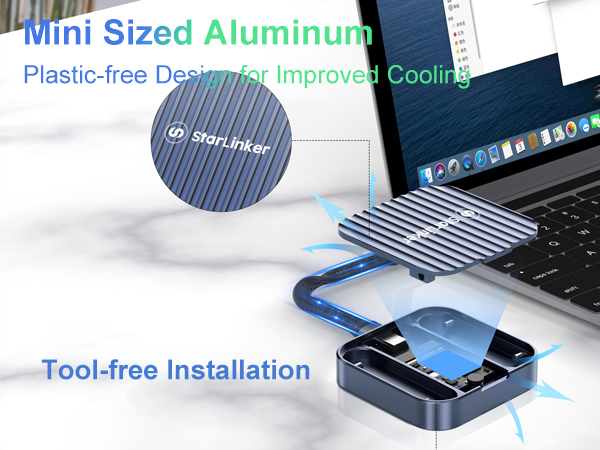 Mini Aluminum with plastic free design