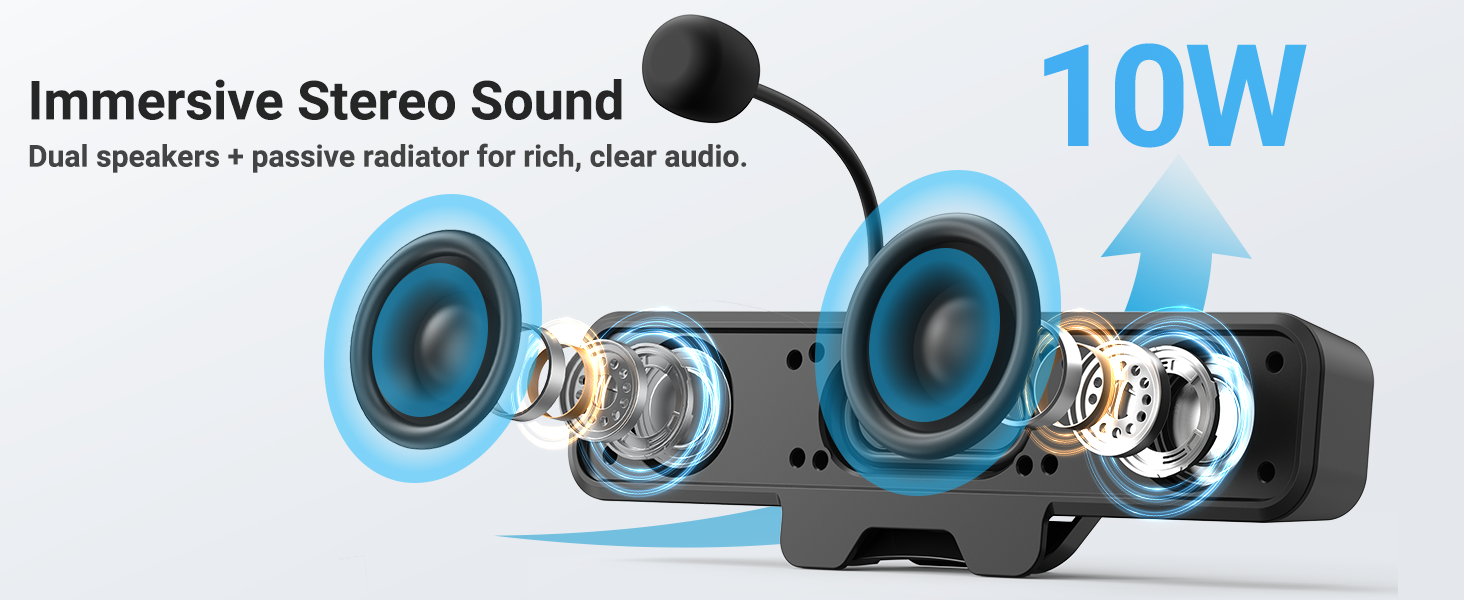 stereo sound PC speaker
