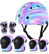 ETEETOW Adjustable Gradient Color Kids/Toddler Bike Helmet for 1-2-3-5-8-14 Years Boys Girls,Skat...