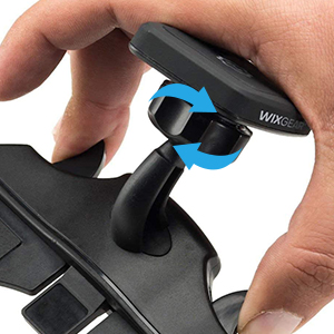 This CD mount rotates 360 degrees and is adjustable to accommodate any desired viewing angle.