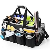 HODRANT Extra-large Wearable Cleaning Caddy, Cleaning Organizer Bag for Cleaning Products, Housek...