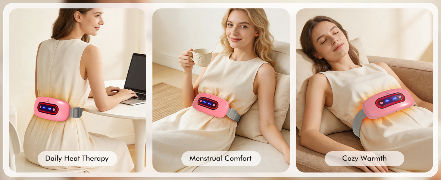 period cramp heating belt