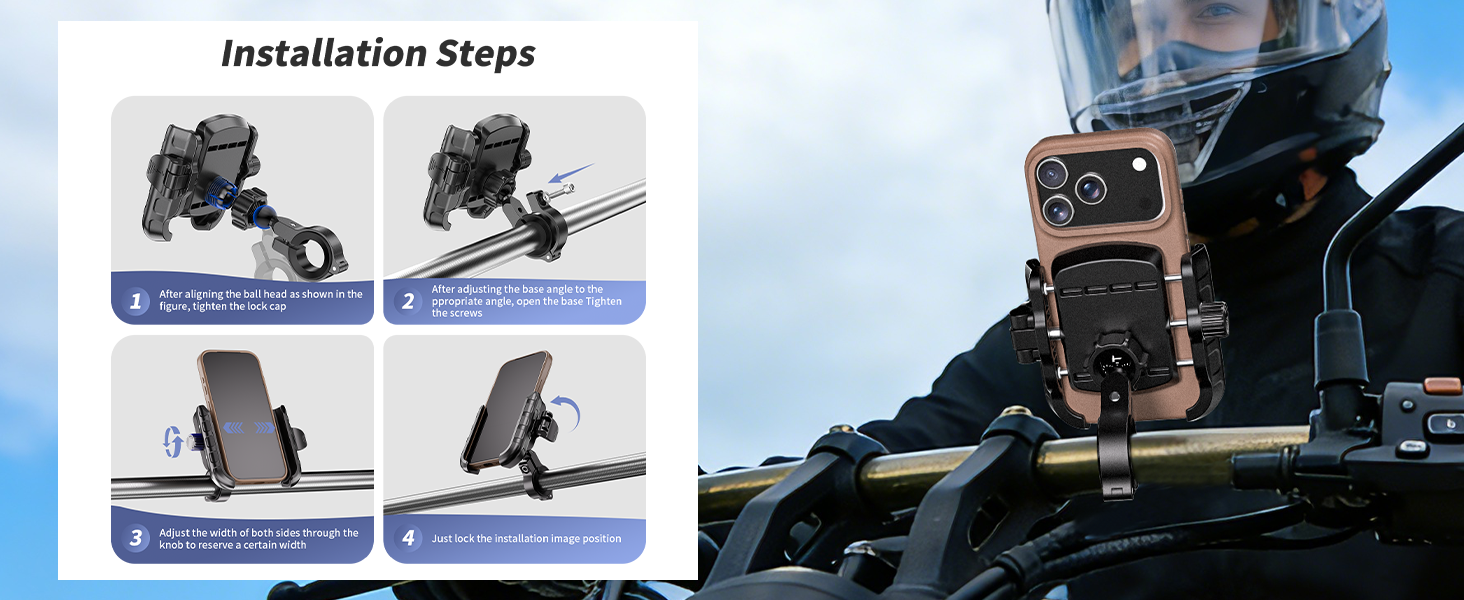 atv phone mount