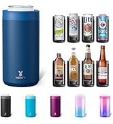 Meoky Universal Can Cooler for Men: Fits All - for Regular 12 &amp; 16 oz Cans, Slim Cans and Bottles...