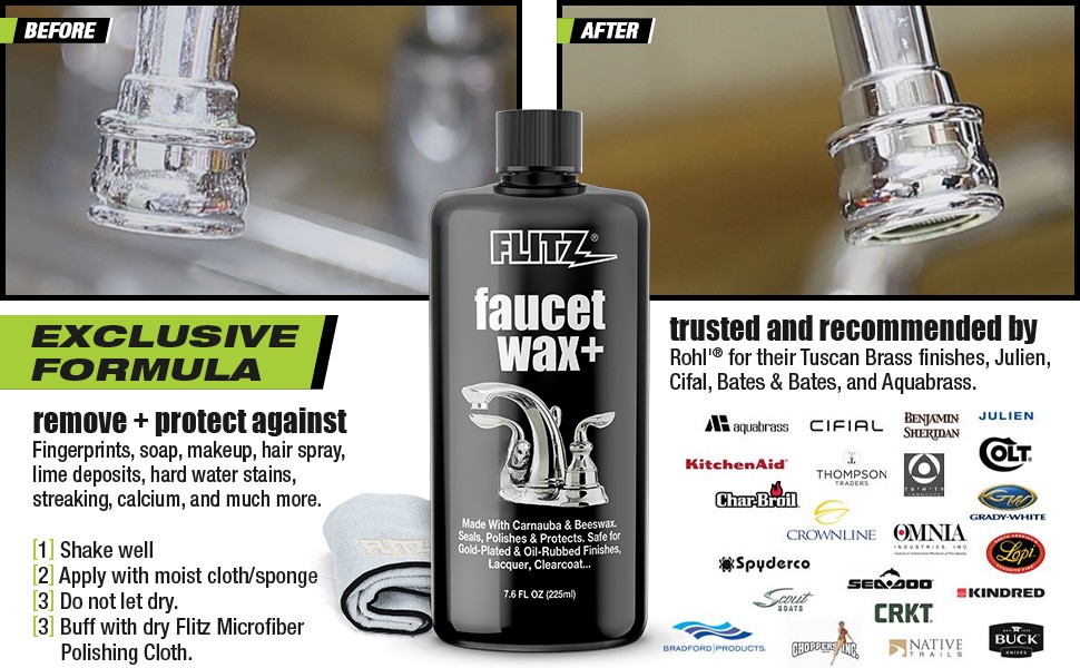 flitz faucet wax plus