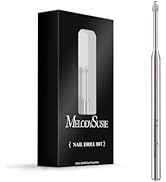 MelodySusie Cuticle Clean Nail Drill Bit 3/32'', Professional Safety Carbide Under Nail Cleaner N...
