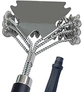 Vezyturly Grill Brush and Scraper Bristle Free for Safe BBQ Grill Cleaning, Stainless Steel Clean...
