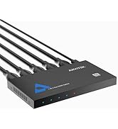 Slim 4K HDMI Splitter 1 in 4 Out w/USB C Cable, Arvitek HDMI Splitter 1x4 4K@30Hz for HDTV TV Mon...