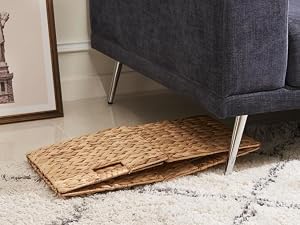 woven cube basket collapsible