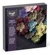 Craft Crush — Felt Succulents Craft Kit — Display Kit — Fun &amp; Easy — Ages 13+, Small