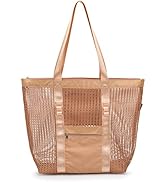 Mesh Beach Tote Large Bag 2022 Upgrade for Women with Multiple Pockets for Family Travel Swimming...