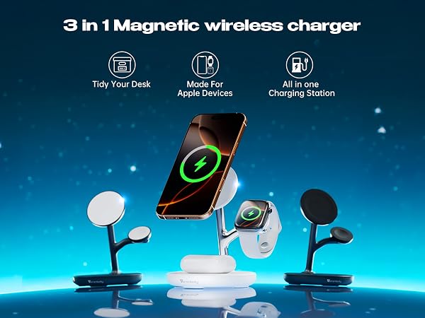 wireless 3 in 1 charging station apple