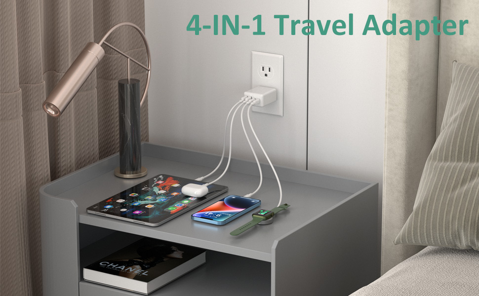 dual usb c charger