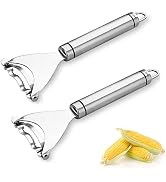 2PCS Corn Planer Cutter Thresher Peeler, Corn Thresher Cob Stripper Tool,Premium Stainless Steel ...