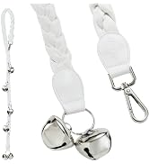 CATHYLIFE Dog Doorbells for Potty Training, PU Leather Puppy Door Bells, Hand-Woven Dog Bells for...