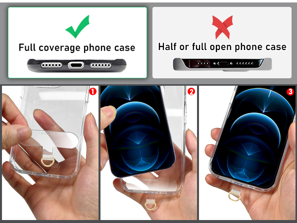 Phone lanyard pads