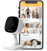 AlfredCam Indoor WiFi Security Camera, FullHD 1080P, 2.4G/WiFi, Continuous Recording, Motion Dete...