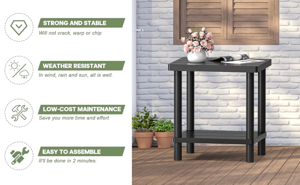 OUTDOOR SIDE TABLE