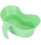 Emesis Basin, Graduated Kidney Shaped Bowl with Hanging Handle, Sturdy Plastic Irrigation Basin T...