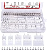 Twidec/500PCS 2.54mm 2/3/4/5/6 Male JST-XH Connector and Female Pin Housing Connector Socket with...