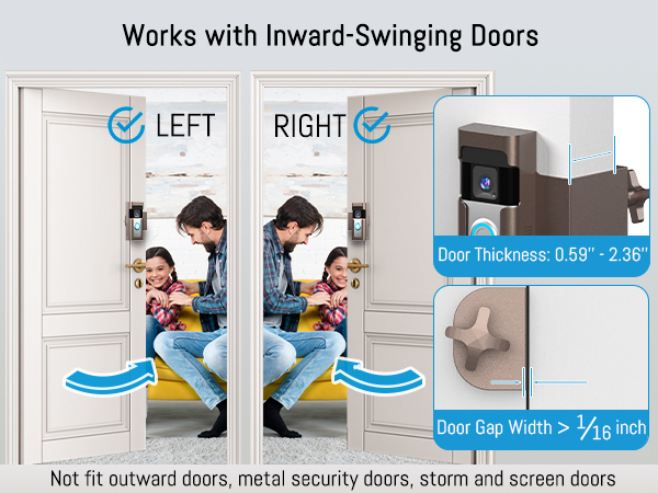 ring front door camera mount