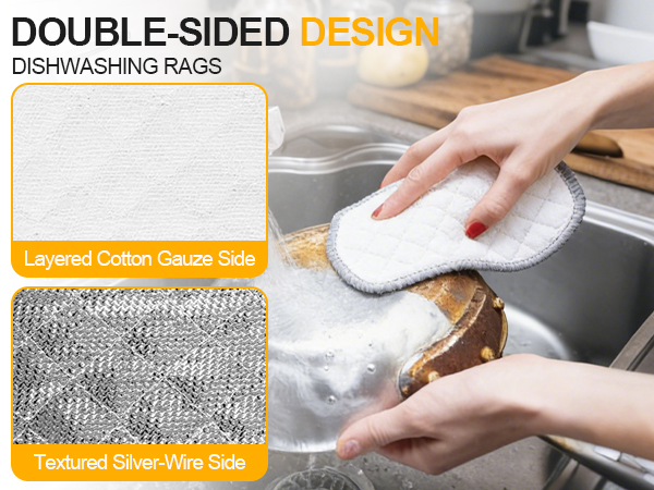 silver mesh dishcloth