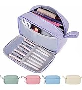 JAESITETER Big Capacity Pencil case,Soft Corduroy Pencil Bag with 3 Compartment,Pencil Pouch Scho...