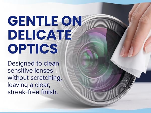 Lens and Screen Cleaning Wipes for Eyeglasses, Touch Screens, Cameras, Anti-Fog,