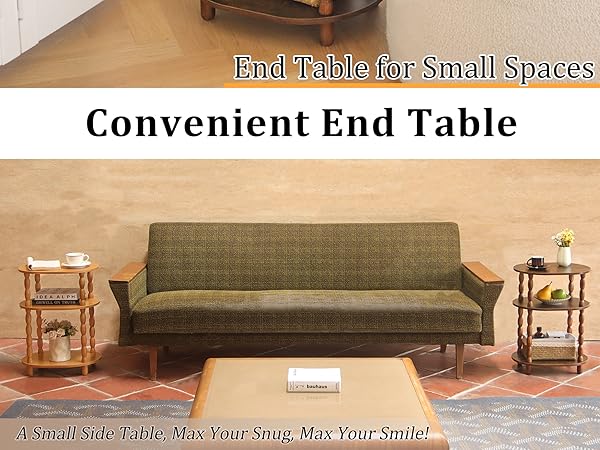 wood end table 
