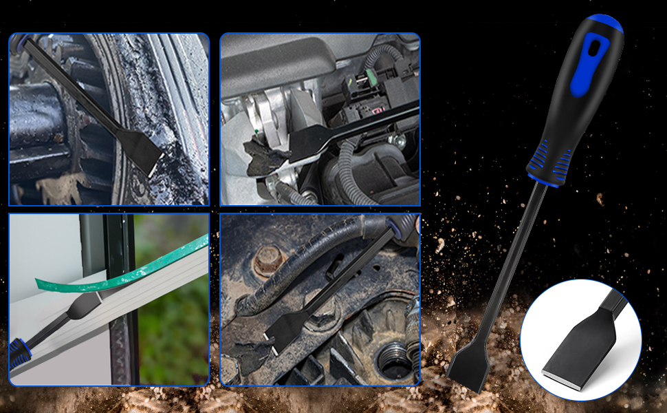 17 Pcs Hook and Pick Tool Set with Scraper Auto Clip Removal Plier Fastener Remover