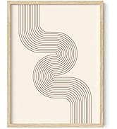 Haus and Hues Line Art Mid Century Modern Wall Decor - Boho Prints Wall Art Abstract Geometric Wa...