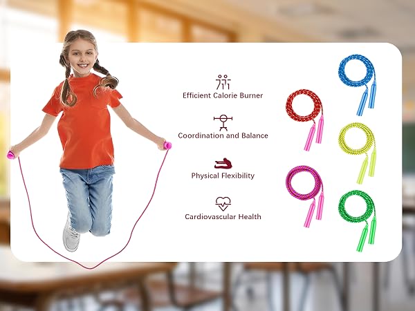 Enhance your cardiovascular health and coordination with regular jumping.