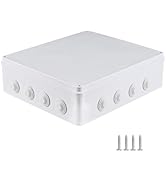 16" x 14" x 4.75" ABS Plastic Junction Box, Waterproof IP65 Electrical Junction Box with Reserved...