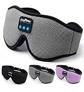 CozyPhones Bluetooth Sleep Mask Headphones for Adults – Wireless Sleep Headphones for Side Sleepe...