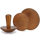 BKALEME Pottery Molds| Superior Walnut Tone Pottery Tools &amp; Clay Tools | 4.5", 5.5", 6.5" Triad C...
